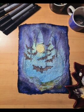 🎨 Weave: Handmade Watercolour Gouache Painting